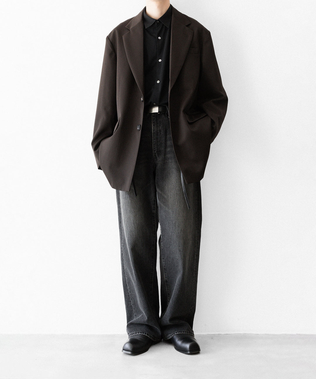 ssstein(シュタイン)のWIDE DENIM JEANS - BLACKの公式通販サイトsession福岡セレクトショップ
