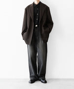 画像をギャラリービューアに読み込む, ssstein(シュタイン)のWIDE DENIM JEANS - BLACKの公式通販サイトsession福岡セレクトショップ
