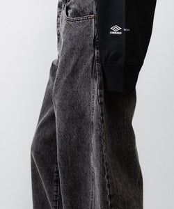 ssstein × UMBRO】DEFORMATION WIDE DENIM JEANS - BLACK | 公式通販