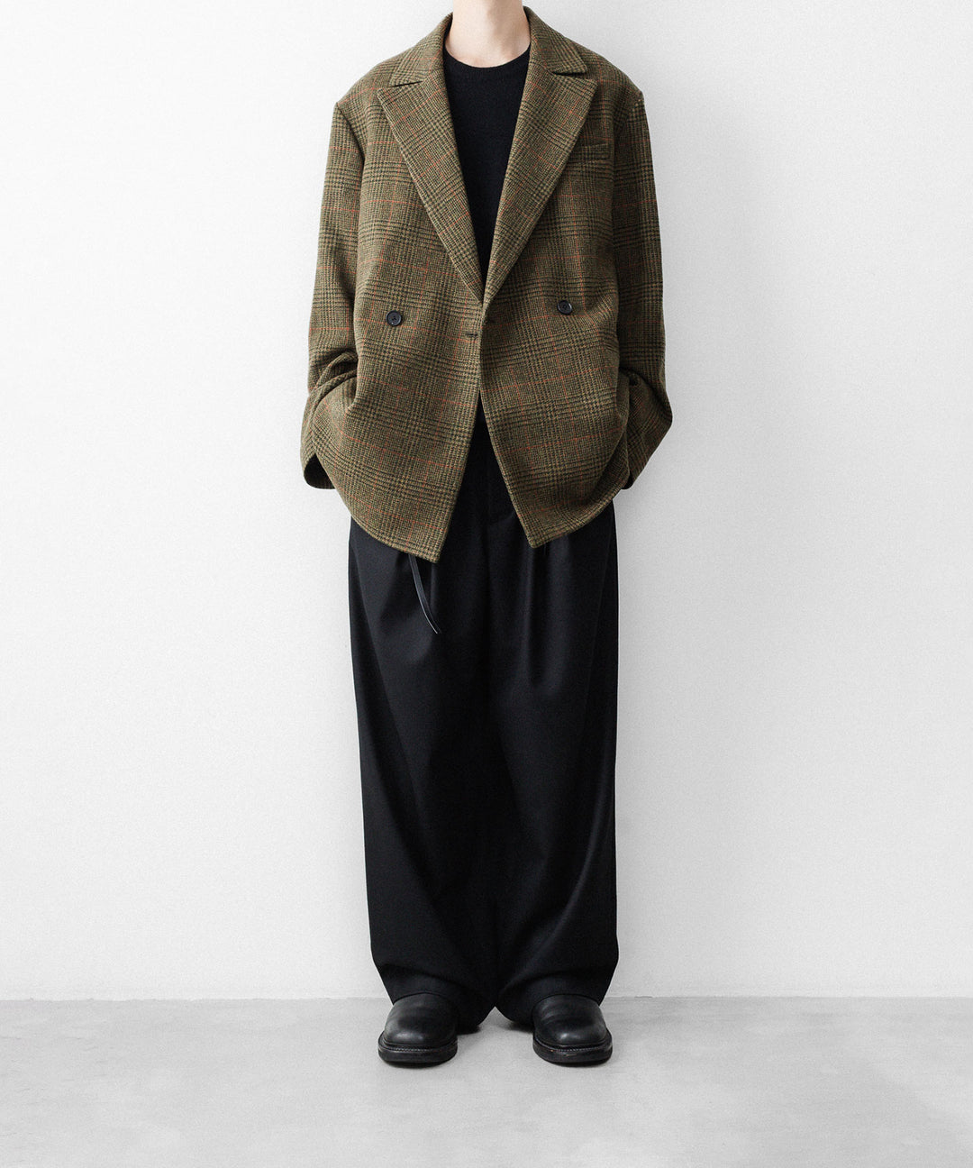 ssstein(シュタイン)のBRITISH TWEED OVERSIZED PEAK LAPEL JACKET - TWEED CHECKの公式通販サイトsession福岡セレクトショップ