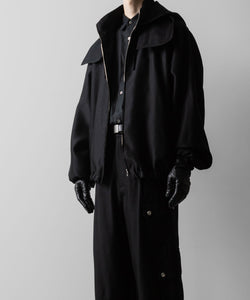 ssstein(シュタイン)のW/R/SI DOUBLE WEAVE HOODED JACKET - BLACKの公式通販サイトsession福岡セレクトショップ