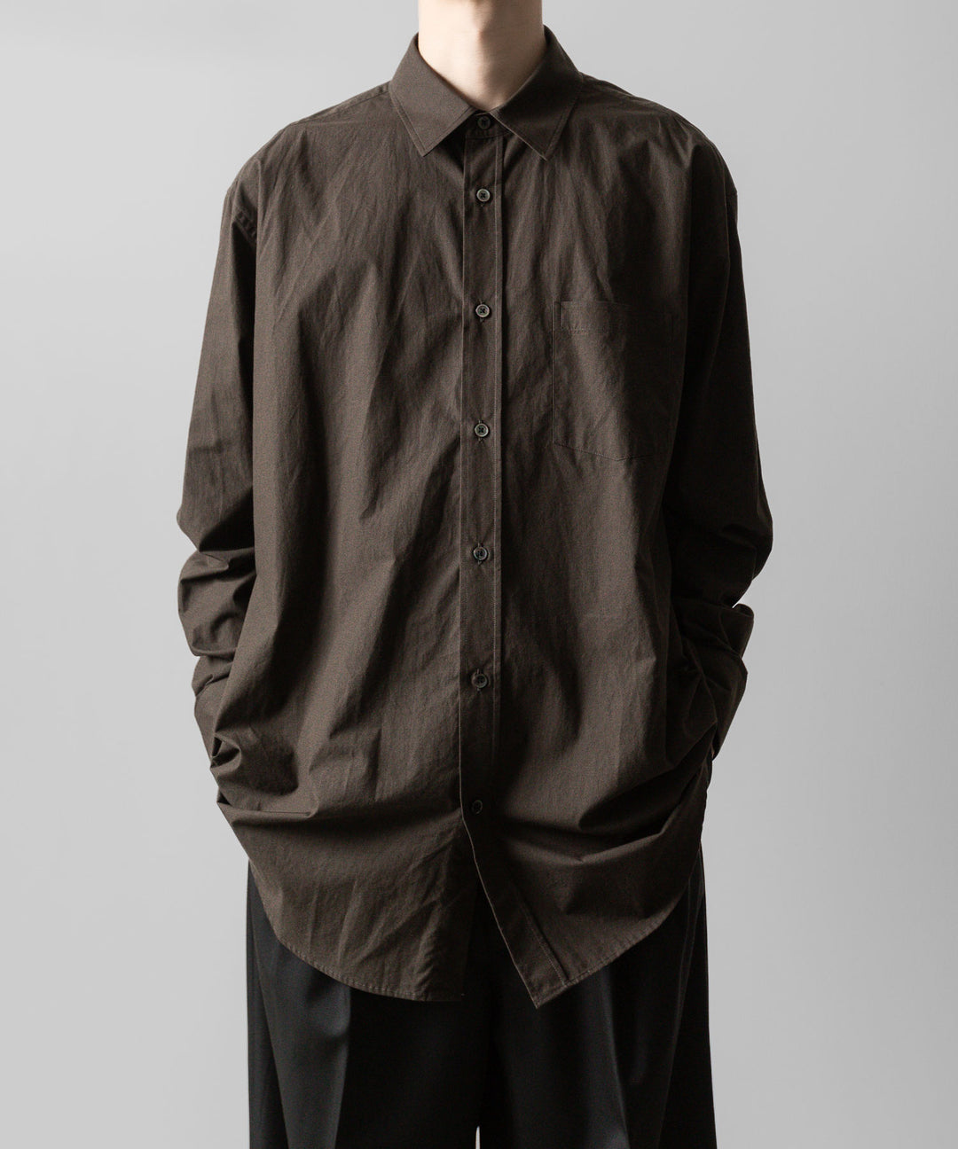 stein(シュタイン)の24SSコレクションOVERSIZED STANDARD SHIRTのMILITARY KHAKI公式通販サイトsession福岡セレクトショップ