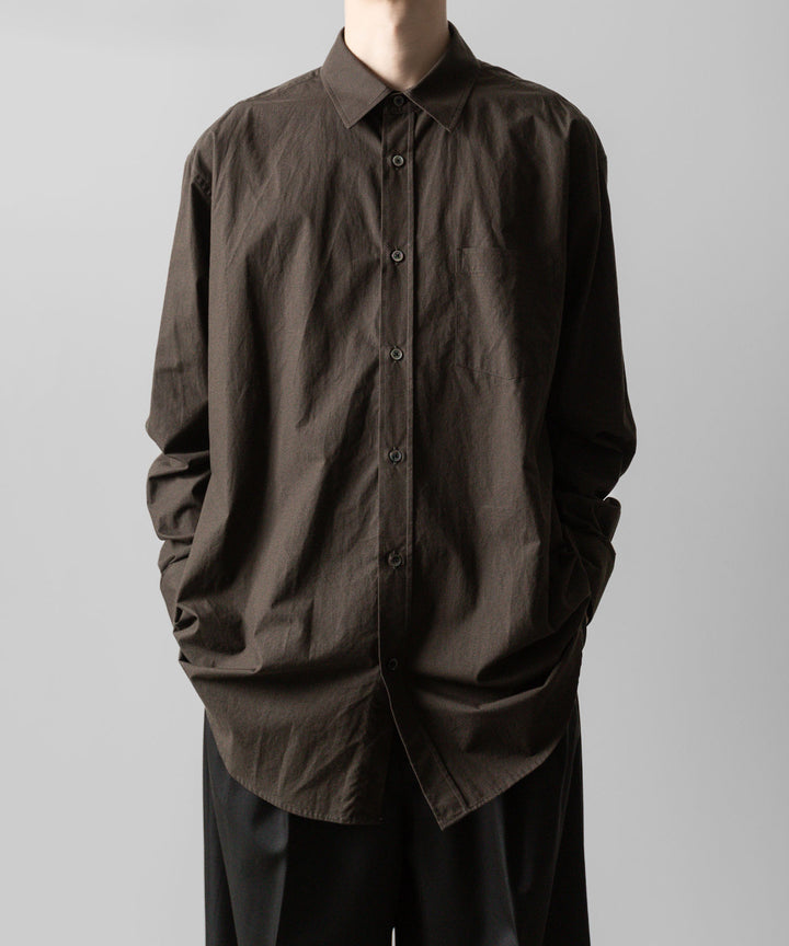 stein(シュタイン)の24SSコレクションOVERSIZED STANDARD SHIRTのMILITARY KHAKI公式通販サイトsession福岡セレクトショップ