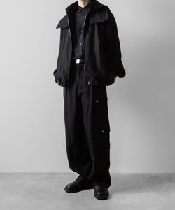 ssstein(シュタイン)のW/R/SI DOUBLE WEAVE HOODED JACKET - BLACKの公式通販サイトsession福岡セレクトショップ