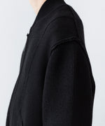 画像をギャラリービューアに読み込む, ANTHEM A アンセムエー BULKY WOOL KNIT ZIP BLOUSONのBLACK 公式通販サイトsession福岡セレクトショップ
