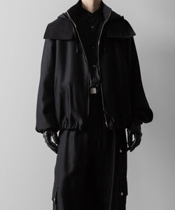 ssstein(シュタイン)のW/R/SI DOUBLE WEAVE HOODED JACKET - BLACKの公式通販サイトsession福岡セレクトショップ