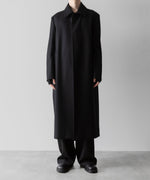 画像をギャラリービューアに読み込む, VEIN ヴェインのWO DOUBLE MELTON MAXI COAT - BLACKの公式通販サイトsession福岡セレクトショップ
