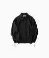 【UJOH】DRAW CORD SHIRT - BLACK