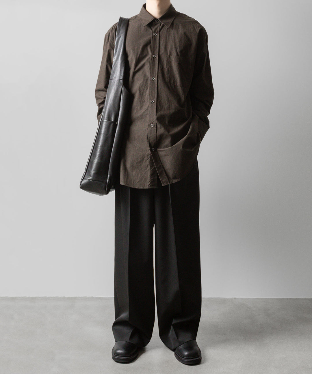 stein(シュタイン)の24SSコレクションOVERSIZED STANDARD SHIRTのMILITARY KHAKI公式通販サイトsession福岡セレクトショップ
