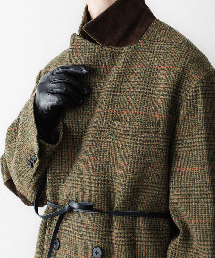 ssstein(シュタイン)のBRITISH TWEED OVERSIZED PEAK LAPEL JACKET - TWEED CHECKの公式通販サイトsession福岡セレクトショップ