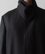 画像をギャラリービューアに読み込む, VEIN ヴェインのWO DOUBLE MELTON MAXI COAT - BLACKの公式通販サイトsession福岡セレクトショップ
