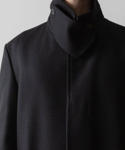 VEIN ヴェインのWO DOUBLE MELTON MAXI COAT - BLACKの公式通販サイトsession福岡セレクトショップ