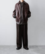 画像をギャラリービューアに読み込む, ssstein(シュタイン)のLONG WIDE TROUSERS (2/60 WOOL GABARDINE) - MILITARY KHAKIの公式通販サイトsession福岡セレクトショップ
