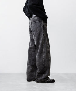 ssstein × UMBRO】DEFORMATION WIDE DENIM JEANS - BLACK | 公式通販