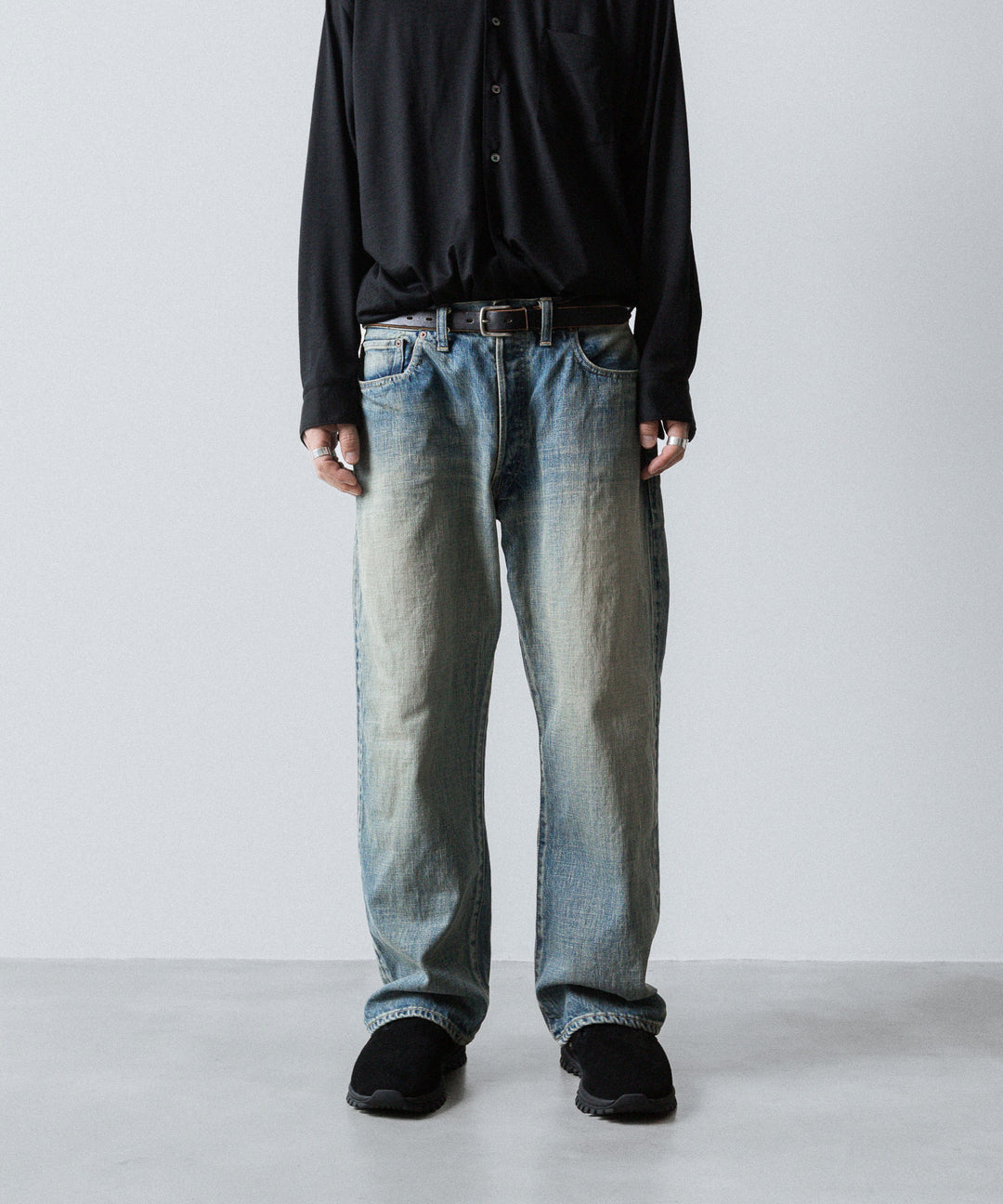 INTÉRIM(インテリム)のSHABBY VINTAGE "1947XX" SHUTTLE DENIM TROUSERS - S.NAVYの公式通販サイトsession福岡セレクトショップ