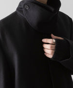 画像をギャラリービューアに読み込む, VEIN ヴェインのWO DOUBLE MELTON MAXI COAT - BLACKの公式通販サイトsession福岡セレクトショップ
