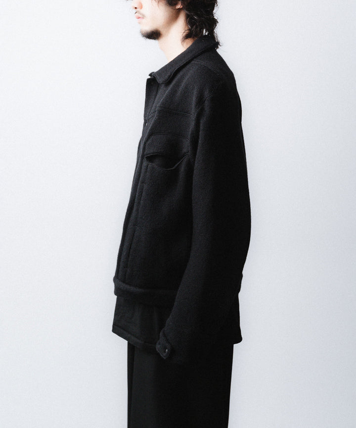 OPPOSE DUALITY-オポーズデュアリティの6 POCKET PANEL KNITのBLACK公式通販サイトsession福岡セレクトショップ