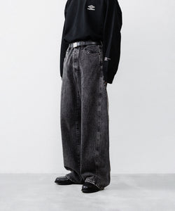ssstein × UMBRO】DEFORMATION WIDE DENIM JEANS - BLACK | 公式通販