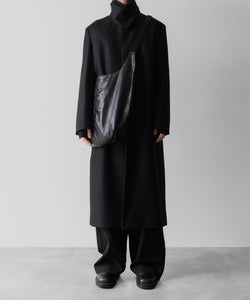 VEIN ヴェインのWO DOUBLE MELTON MAXI COAT - BLACKの公式通販サイトsession福岡セレクトショップ