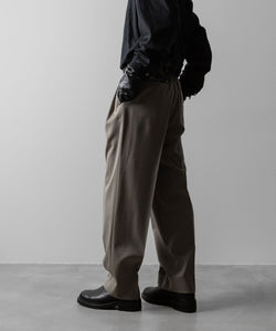 ssstein(シュタイン)のTWO TUCK EASY TROUSERS - TAUPE BEIGEの公式通販サイトsession福岡セレクトショップ