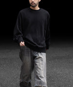 画像をギャラリービューアに読み込む, CODA コーダ FADED BLACK WASHED DESTROYED SWEATSHIRTのADED BLACK公式通販サイトsession福岡セレクトショップ
