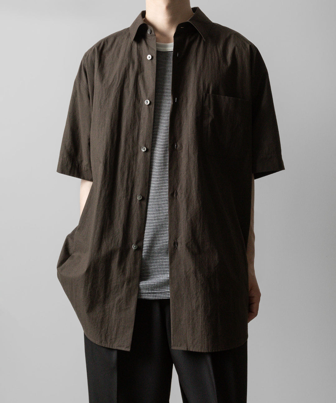 ssstein stein(シュタイン)の24SSコレクション OVERSIZED SS SHIRTのMILITARY KHAKI 公式通販サイトsession福岡セレクトショップ