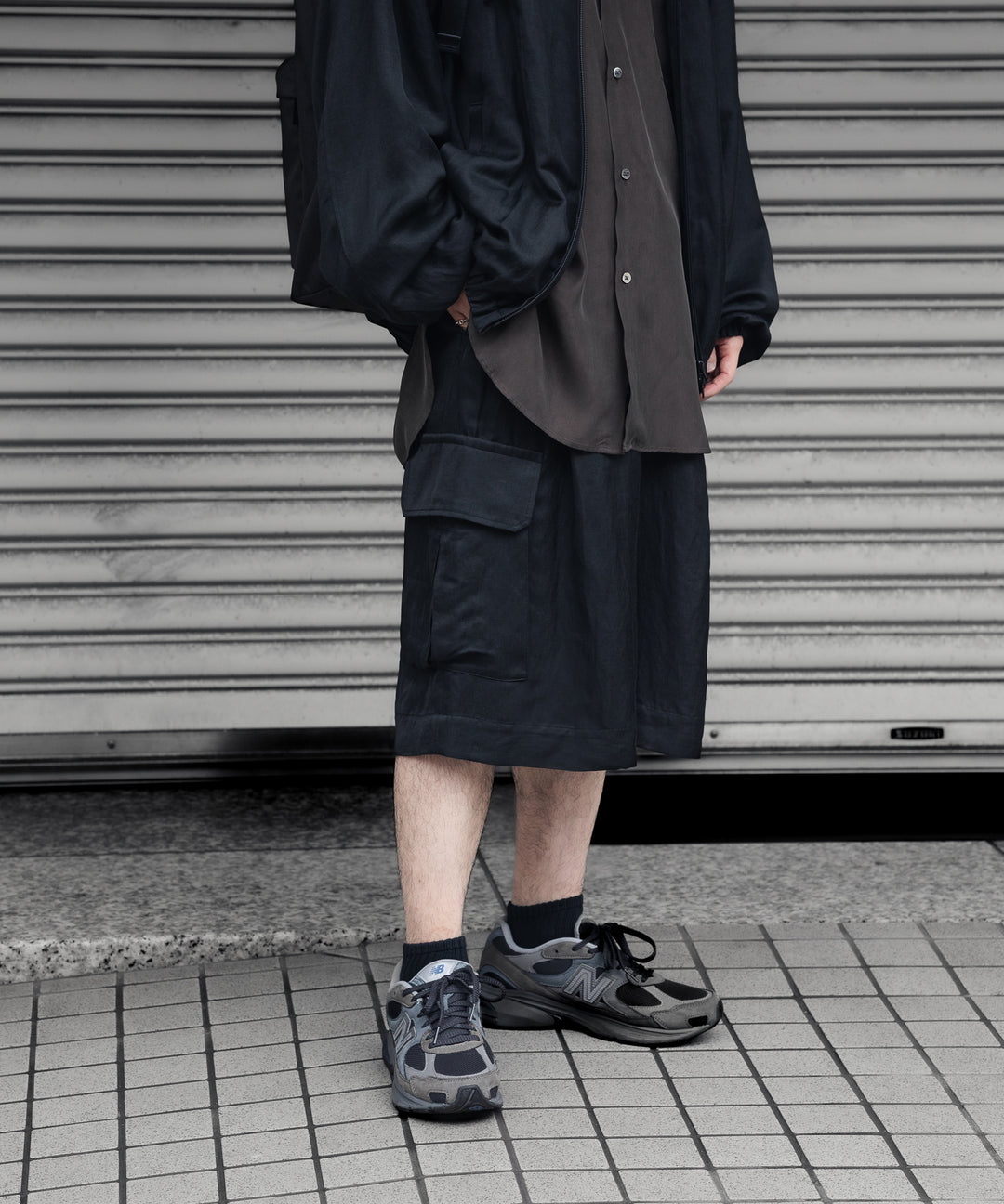 ssstein(シュタイン)のVIS/LI BRIGHT TWILL CARGO SHORT TROUSERS - DARK CHARCOALの公式通販サイトsession福岡セレクトショップ