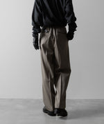 画像をギャラリービューアに読み込む, ssstein(シュタイン)のTWO TUCK EASY TROUSERS - TAUPE BEIGEの公式通販サイトsession福岡セレクトショップ
