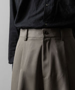 画像をギャラリービューアに読み込む, ssstein(シュタイン)のEXTRA WIDE TROUSERS(2/90 WOOL GABARDINE) - TAUPE BEIGEの公式通販サイトsession福岡セレクトショップ
