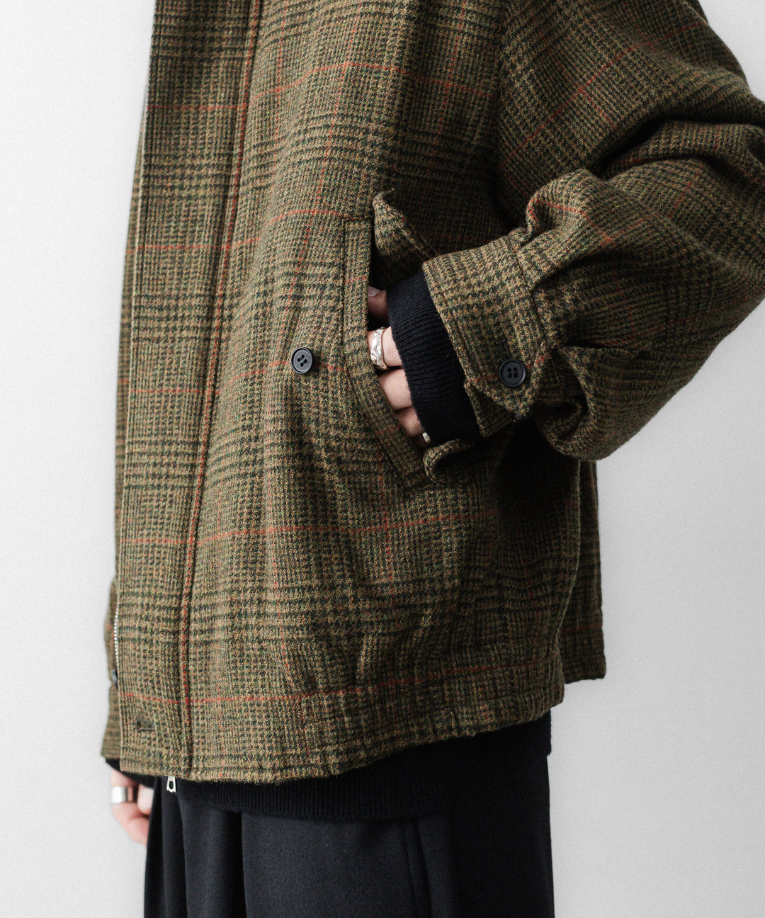 ssstein(シュタイン)のBRITISH TWEED HARRINGTON JACKET - TWEED CHECKの公式通販サイトsession福岡セレクトショップ