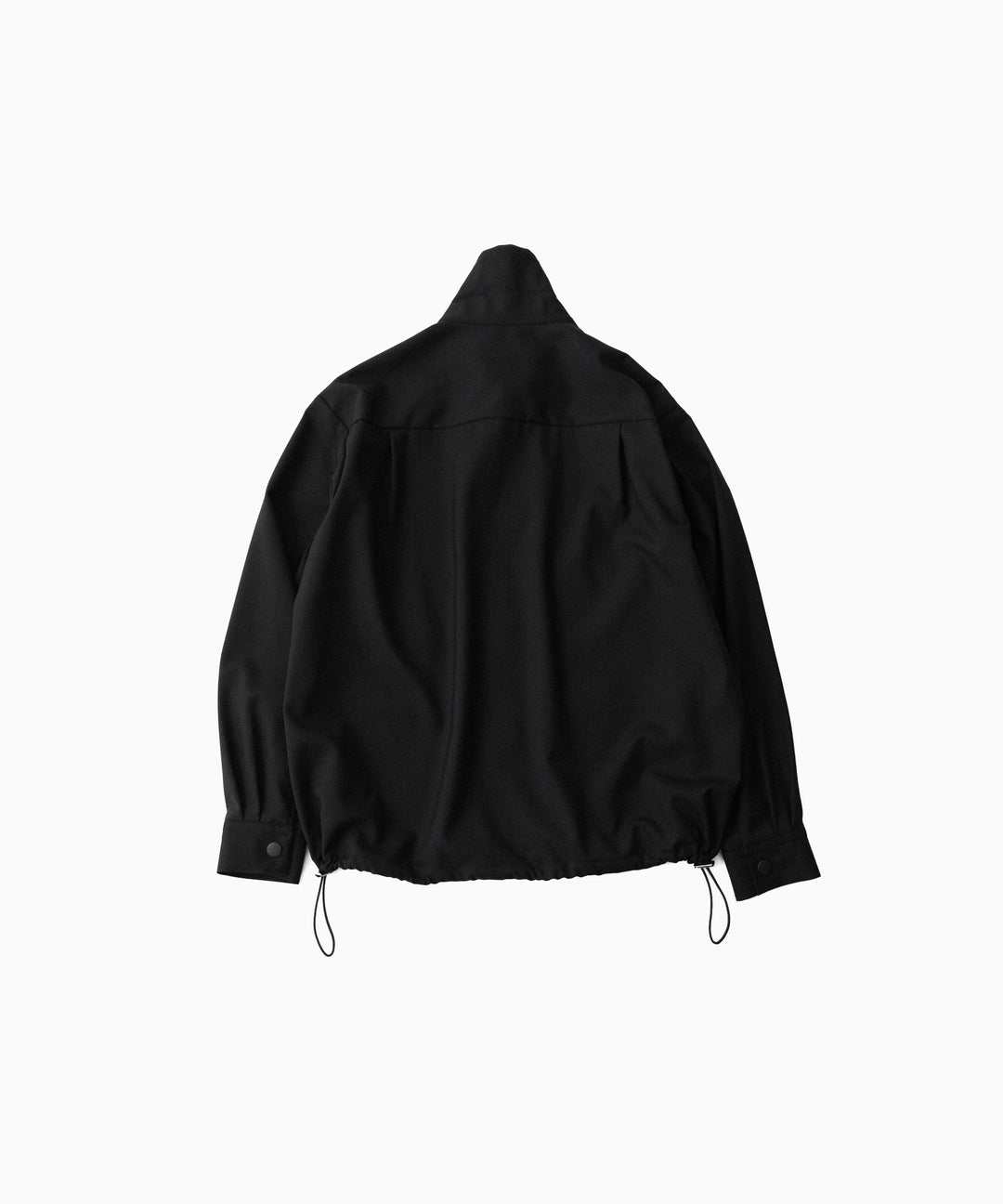 UJOH ウジョーのDRAW CORD SHIRTのBLACK 公式通販サイトsession福岡セレクトショップ