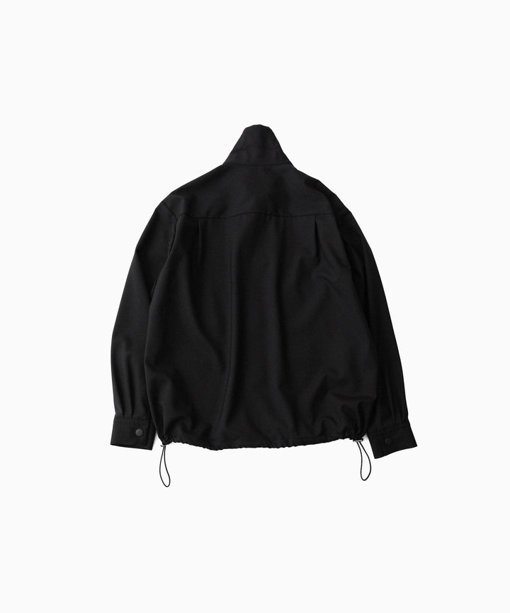UJOH ウジョーのDRAW CORD SHIRTのBLACK 公式通販サイトsession福岡セレクトショップ