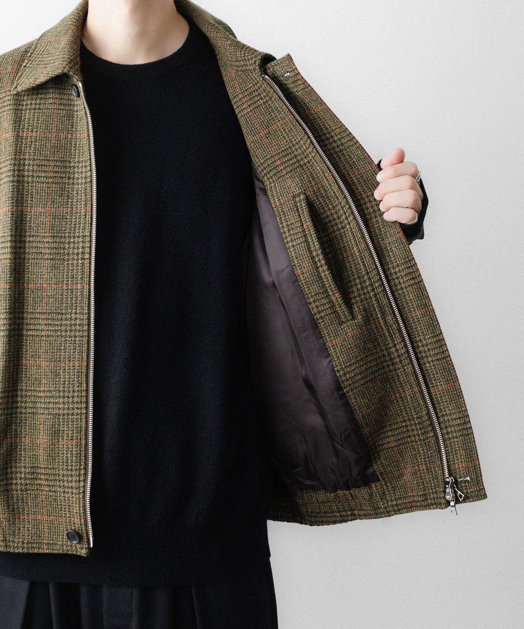 ssstein(シュタイン)のBRITISH TWEED HARRINGTON JACKET - TWEED CHECKの公式通販サイトsession福岡セレクトショップ