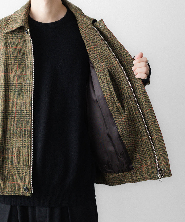 ssstein(シュタイン)のBRITISH TWEED HARRINGTON JACKET - TWEED CHECKの公式通販サイトsession福岡セレクトショップ