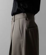 画像をギャラリービューアに読み込む, ssstein(シュタイン)のEXTRA WIDE TROUSERS(2/90 WOOL GABARDINE) - TAUPE BEIGEの公式通販サイトsession福岡セレクトショップ
