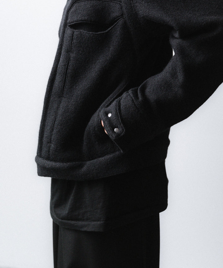 OPPOSE DUALITY-オポーズデュアリティの6 POCKET PANEL KNITのBLACK公式通販サイトsession福岡セレクトショップ
