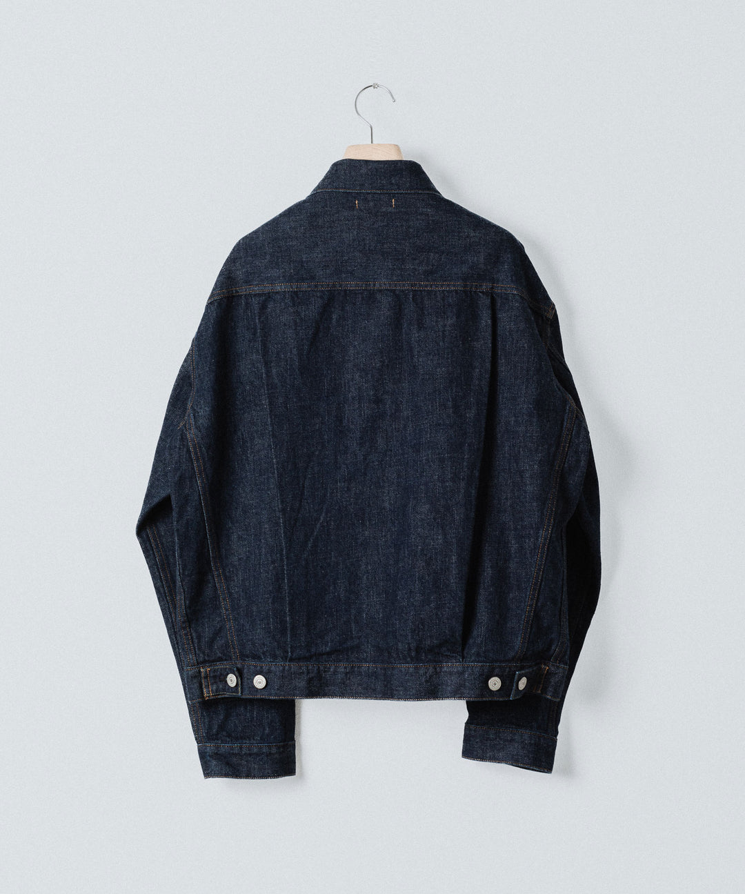 【INTÉRIM】HYPER BIG "2ND" SHUTTLE DENIM SIDE PANEL JACKET - NAVY