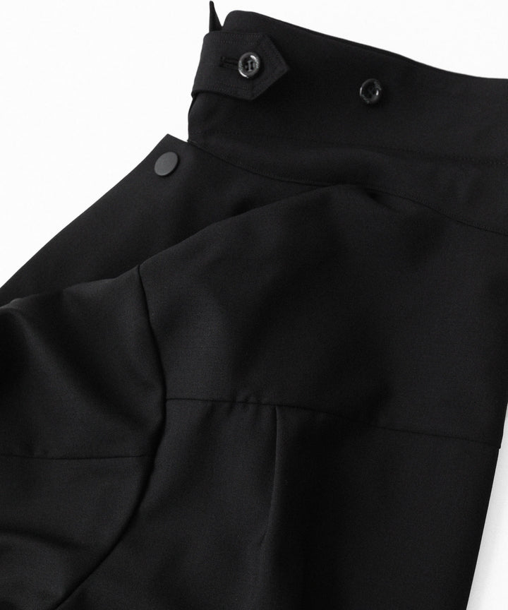 UJOH ウジョーのDRAW CORD SHIRTのBLACK 公式通販サイトsession福岡セレクトショップ