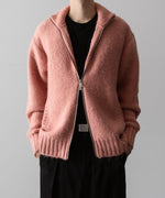 画像をギャラリービューアに読み込む, VEIN ヴェインのSHAGGY KNIT DRIVERS JACKET - PINKの公式通販サイトsession福岡セレクトショップ
