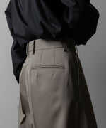 画像をギャラリービューアに読み込む, ssstein(シュタイン)のEXTRA WIDE TROUSERS(2/90 WOOL GABARDINE) - TAUPE BEIGEの公式通販サイトsession福岡セレクトショップ
