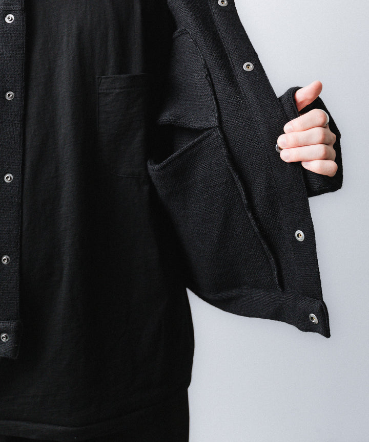 OPPOSE DUALITY-オポーズデュアリティの6 POCKET PANEL KNITのBLACK公式通販サイトsession福岡セレクトショップ