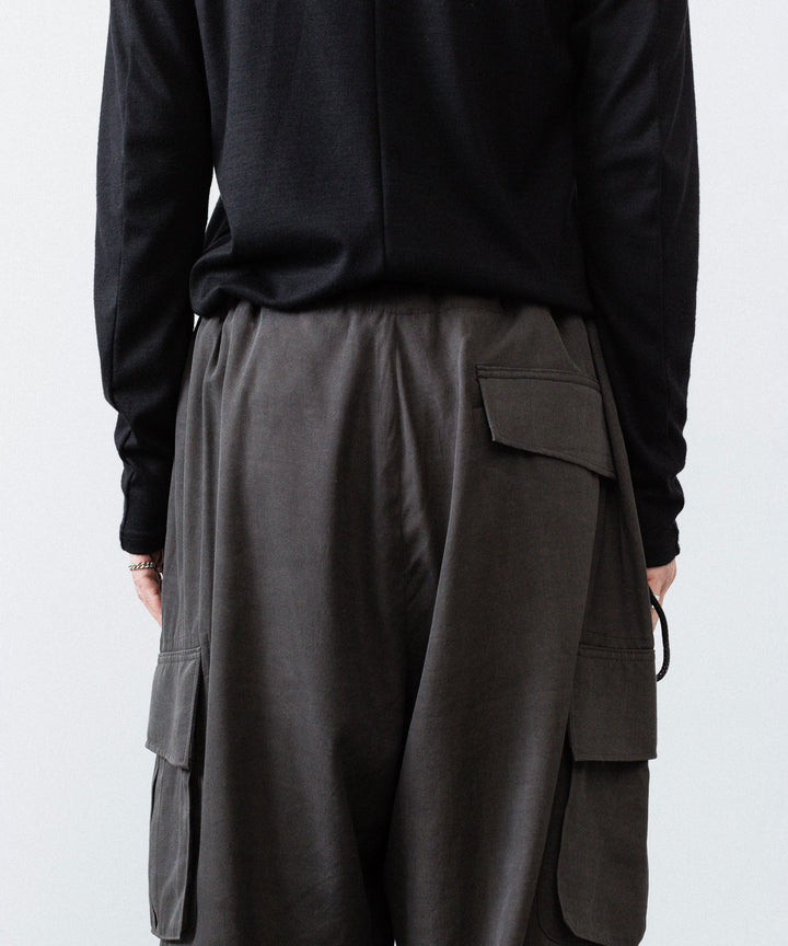ANTHEM A アンセムエー PIGMENT AND DYE NO-BRAINER CARGO PANTSのDUSTY BLACK公式通販サイトsession福岡セレクトショップ