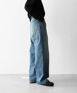 ssstein / シュタイン】WIDE DENIM JEANS - INDIGO | 公式通販サイト