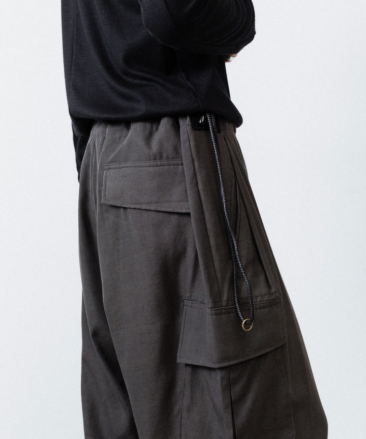 ANTHEM A アンセムエー PIGMENT AND DYE NO-BRAINER CARGO PANTSのDUSTY BLACK公式通販サイトsession福岡セレクトショップ