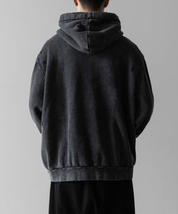 VEIN ヴェインのCO SWEAT DISTRESSED ZIP UP HOODIE - X.BLACKの公式通販サイトsession福岡セレクトショップ