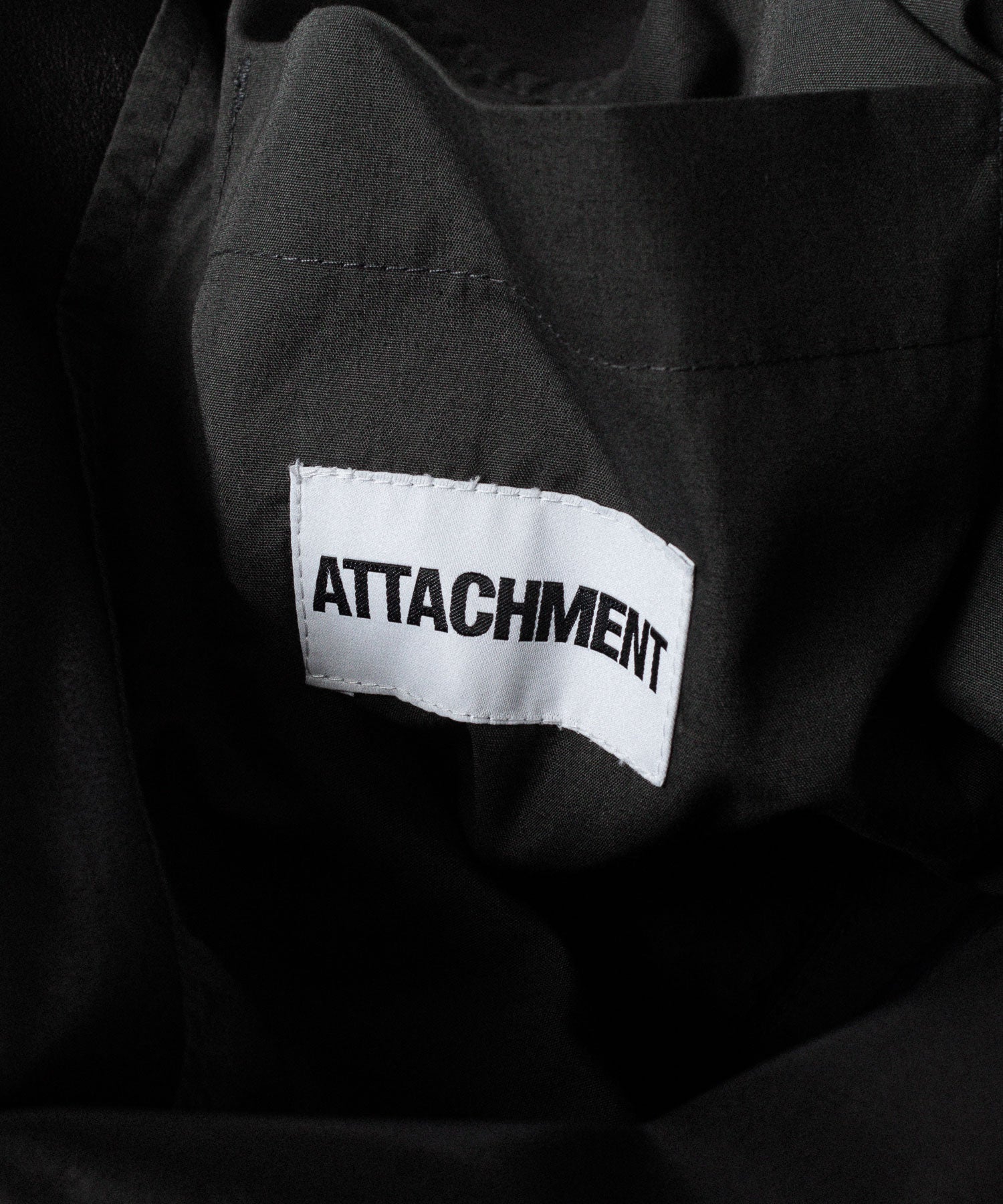 ATTACHMENT アタッチメントのSYNTHETIC LEATHER SHOULDER BAG - BLACKの公式通販サイトsession福岡セレクトショップ