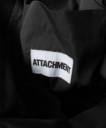 画像をギャラリービューアに読み込む, ATTACHMENT アタッチメントのSYNTHETIC LEATHER SHOULDER BAG - BLACKの公式通販サイトsession福岡セレクトショップ
