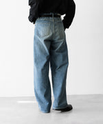 画像をギャラリービューアに読み込む, ssstein(シュタイン)のWIDE DENIM JEANS - INDIGOの公式通販サイトsession福岡セレクトショップ
