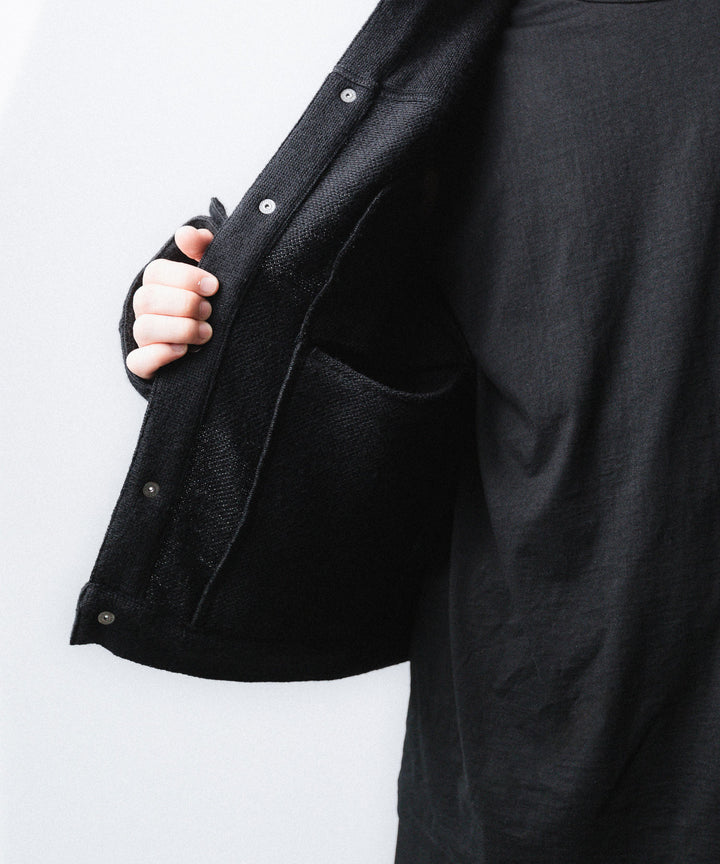 OPPOSE DUALITY-オポーズデュアリティの6 POCKET PANEL KNITのBLACK公式通販サイトsession福岡セレクトショップ