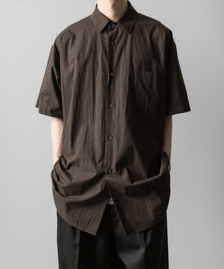 【ssstein】OVERSIZED SS SHIRT - MILITARY KHAKI